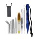 thumbnail image 1 of Soidarity Marlin Set Agujas de cordones Acero inoxidable Profesional Pequeña artesanía Costura Reutilizable Extraíble Tejer Pin Trabajo de cuero carpas 12 Piezas Azul Soidarity OD023335-13B, 1 of 6