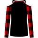 thumbnail image 5 of Camiseta de manga larga con estampado de día de San Valentín y cuello en V informal para mujer Fridja  czfsfas556, 5 of 5