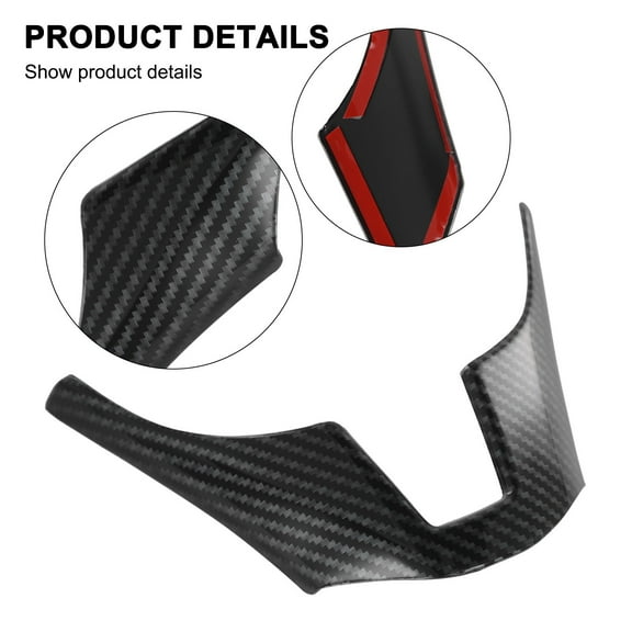 Carbon Fiber Steering Wheel Trim Cover for Mazda 3 Axela 2014-2016
