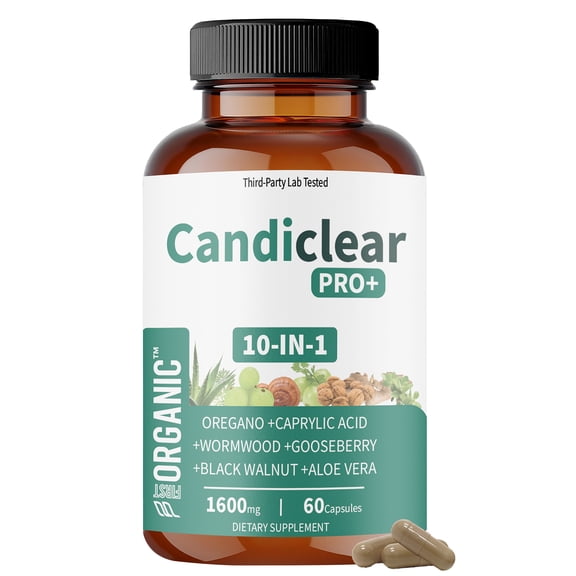 Women's Herbal Botanical Blend Oregano, Wormwood, Black Walnut & Clove, Third-Party Tested, 60 Capsules