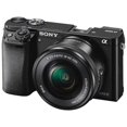thumbnail image 2 of Sony Alpha a6000 Mirrorless Interchangeable-Lens Camera with 16-50mm and 55-210mm Lens - Black, 2 of 6