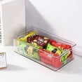 thumbnail image 4 of MesaSe Refrigerator Organizer Bins Thicker High Visibility Transparent Pantry Fridge Freezer Food Storage Bins with Handle for Home, 4 of 10