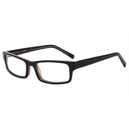 Contour Mens Prescription Glasses, FM9238Z Black/Brown