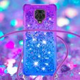 thumbnail image 4 of Funda para Xiaomi Redmi Note 9S/Redmi Note 9 PRO Brillantina Líquida Divertida Reluciente y con Cristales en Movimiento Cuerpo Cruzado con Cordón Ajustable, 4 of 5