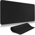 thumbnail image 1 of Big Black Gaming Mouse Pad - 31.5x11.8in XL Large Computer Mat, Long Keyboard Pad with Non-Slip Rubber Base, Stitched Edges, Perfect for Gaming and Home Office, 1 of 6