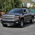 thumbnail image 2 of Spec-D Tuning Chrome w/ Black Trim Projector Headlights w/ Sequential Switchback LED Strip and Startup Animation Compatible with 2014-2015 Chevy Silverado 1500, Left + Right Pair Headlamps Assembly, 2 of 6
