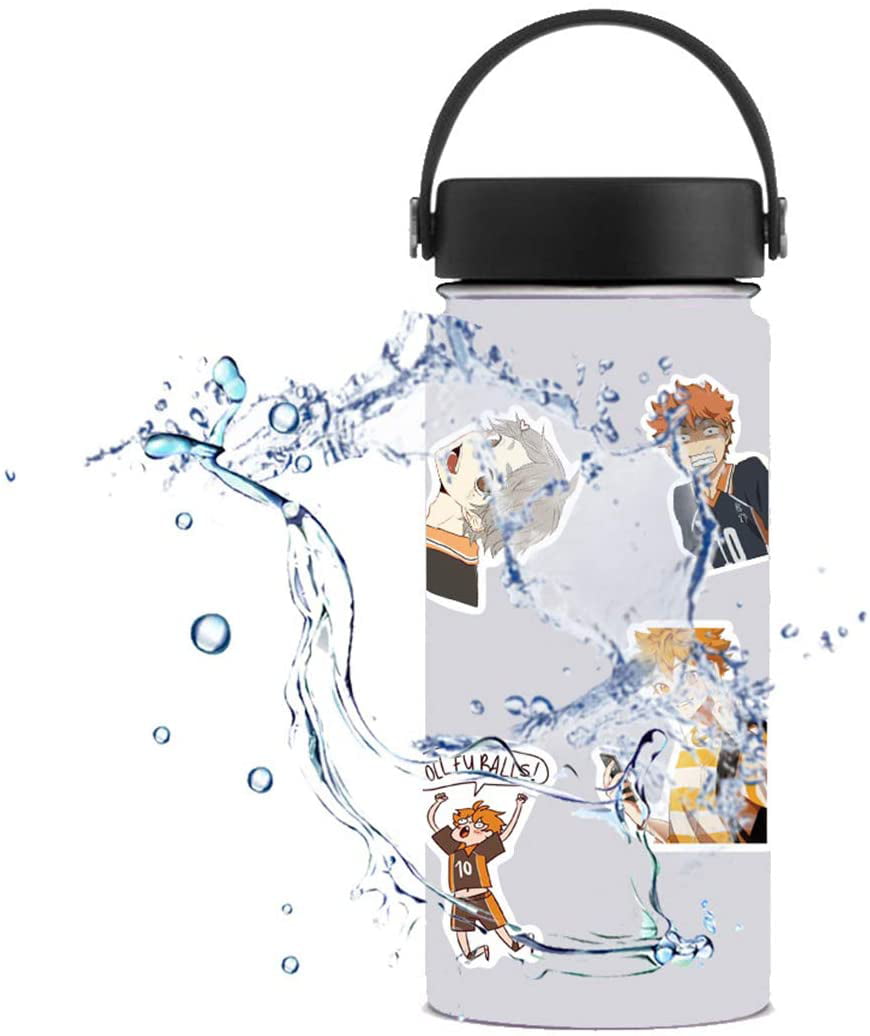 50 Pcs Anime Haikyuu Stickers Pack - Pauplian Waterproof Vinyl Stickers  Classic Japanese Anime Stickers For Laptops Bumper Kids Teens Adults For  Water