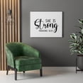 thumbnail image 3 of Scripture Walls Strong Proverbs 31:25 Plain Bible Verse Canvas Christian Wall Art Ready to Hang Unframed, 3 of 12