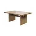 thumbnail image 5 of Coastal Wood Kitchen Table Dining Table Rectangular Table Office Brown Wood, 5 of 12