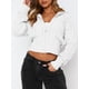 thumbnail image 4 of Sudaderas con Cremallera para Mujer, Conjuntos Casuales, Cárdigan, Ropa de Abrigo, Chaquetas de Invierno de Moda, Abrigos. M, 4 of 8