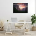 thumbnail image 3 of Stupell Industries Sunset Through Mountain Cliffs Landscape & Nature Photography Wrapped Canvas Art Print Wall Art, 36 x 24, 3 of 8