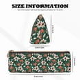 thumbnail image 4 of Naloa Lilies Flowers Print Leather Pencil Case - Portable Big Capacity Pencil Pouch Organizer Bag Stationery Bag for Work & Office Pencil Pen Case, 4 of 5