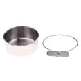 thumbnail image 3 of Alimentador De La Taza De De La Comida Del Perro Del Pájaro Del Tazón De Fuente Del Colgante Del Acero Inoxidable 2x M Zulema Tazón de fuente de acero inoxidable, 3 of 8