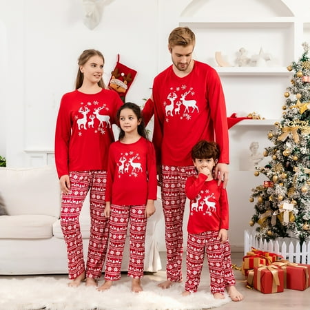

Classic Heritage Christmas Print Matching Family Christmas Pajama Set