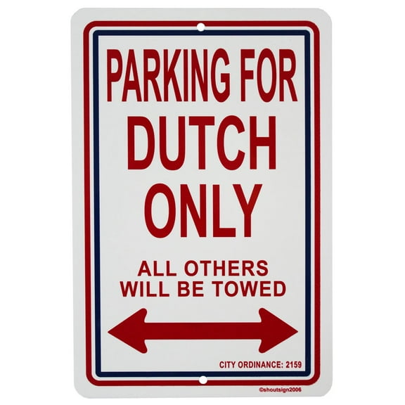 Netherlands Parking Sign