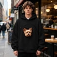 thumbnail image 6 of AURORADY Pet Pouch Hoodie for Women Men Oversized Sweatshirt with Zipper Pocket Cat Dog Carrier Pullover Top, 6 of 9