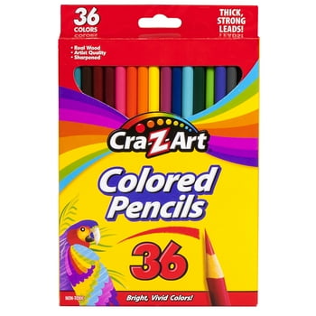 Cra-Z-Art 36 Count Colored Pencils, Beginner to Expert, Children to Adult