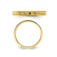 thumbnail image 4 of 14K Yellow Gold Polished Floral Band Ring, 4 of 4