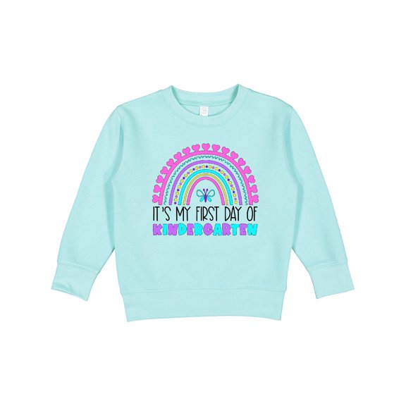 Inktastic Its My First Day of Kindergarten Toddler Sweatshirt