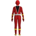thumbnail image 2 of Power Rangers Cosplay Jumpsuit Fancy Dress Costume Halloween Party Playsuit Halloween Cosplay Bodysuit for Boys, Halloween Gifts for Super Hero Fans Green, 2 of 10