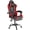 Red Black, variant on Gaming Chair with Headrest and Lumbar Support, Ergonomic High Back Office Chair, Racing Style Executive Computer Desk Chair, Leather Adjustable Swivel Task Chair for Home Office (Black)