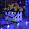 thumbnail image 2 of Guirnalda de luces navideñas OZS, paquete de 2 unidades, 50 m, 400 LED, azul, para interiores y exteriores, 2 of 9