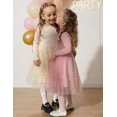 thumbnail image 2 of Arshiner Toddler Girls Tutu Tulle Dress Fall Winter Long Sleeve Party Dresses | Star Sequin Birthday Princess Formal Fancy Princess Dress, 2 of 6