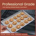 thumbnail image 3 of 8-Piece Stackable Bakeware Set - Aluminized Steel with Ceramic Non-Stick Coating, Healthy Baking, Ergonomic Handles, Cooling Rack, Non-Toxic, Oven-Safe, Durable Quality, 3 of 7