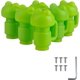 thumbnail image 1 of 13 Uds. Tapas de plástico PP para niños, cubierta superior de tubo de acero para trampolín, cubierta de columna de tubo de acero, verde, 7,5*11cm, 1 of 3