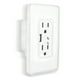 thumbnail image 1 of Contacto Doble TechZone Wi-Fi y Cargador USB Smart Home, 1 of 10