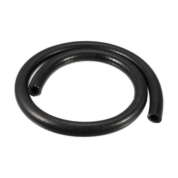 Coche Silicona Vacío Tubería Manguera LíneaNegro ID 14 mm 3,28 Pies Longitud