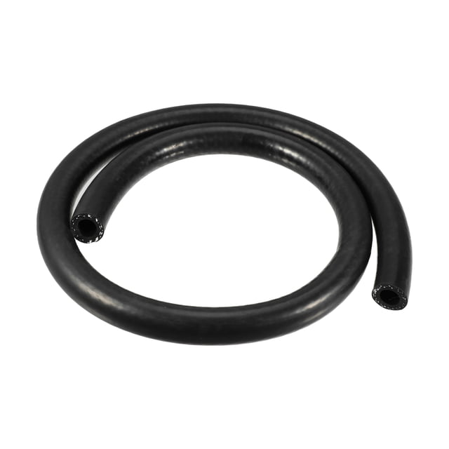 Coche Silicona Vacío Tubería Manguera LíneaNegro ID 14 mm 3,28 Pies Longitud