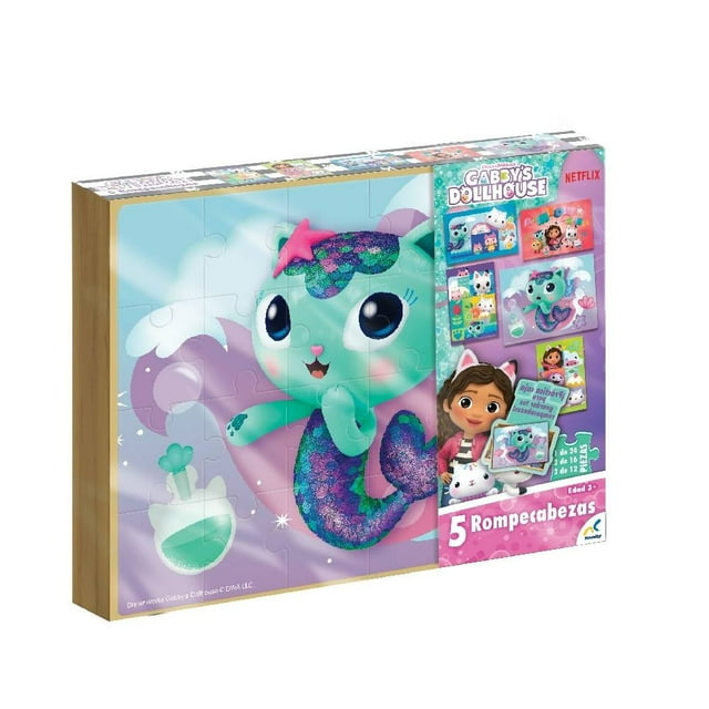 Rompecabezas 5 en 1 Novelty Gabbys Dollhouse