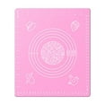 thumbnail image 2 of JingChun Silicone Baking Mat 41" x 10", Extra Thick Dough Rolling Mat with Measurements, Non-stick Food Grade Silicone Pastry Mat for for Pastry, Bread, Cookie, Pizza, Fondant, Pasta Pink One Size, 2 of 7