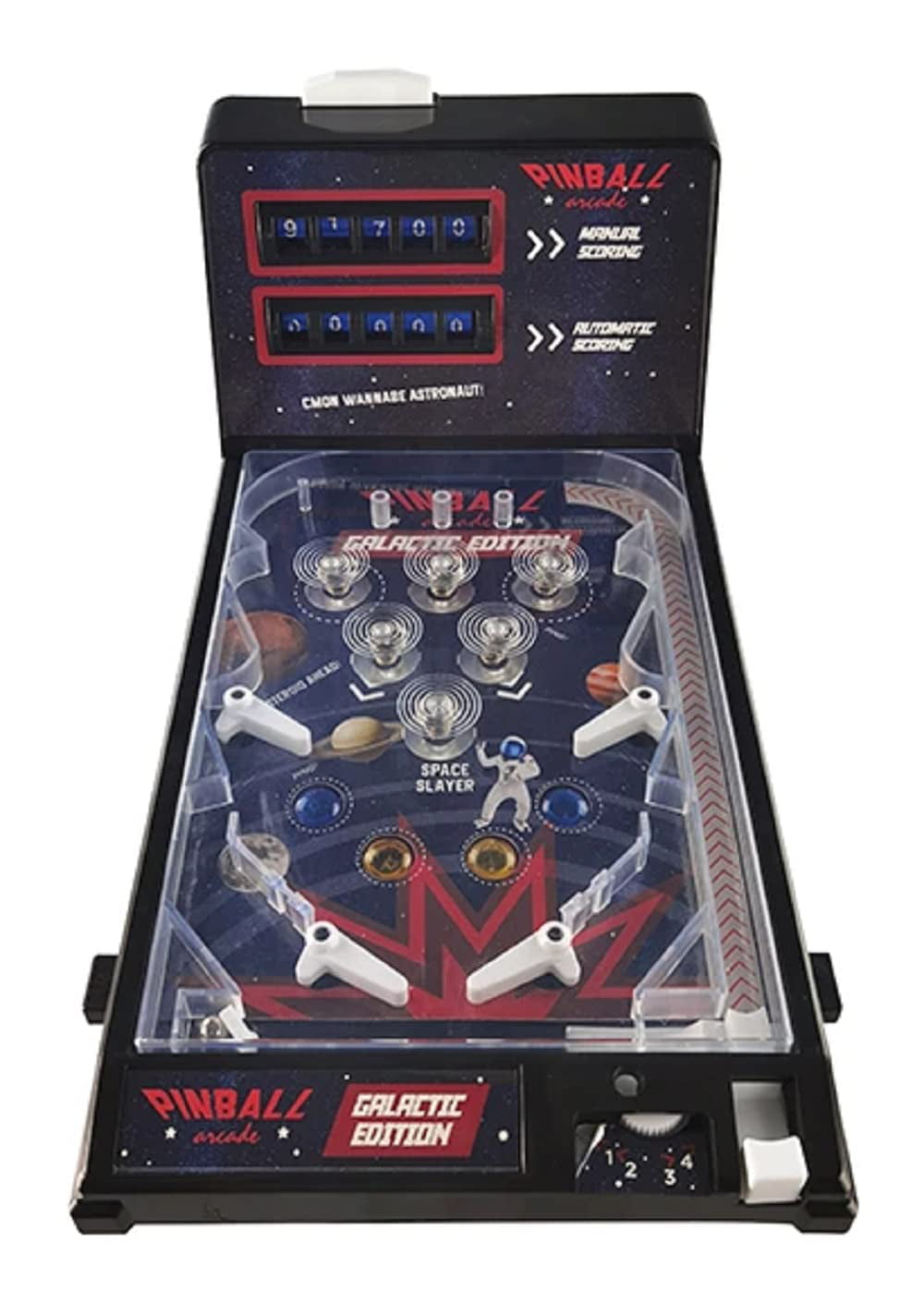 Midwest Trading Group Tech Toyz Electronic Tabletop Pinball Machine 