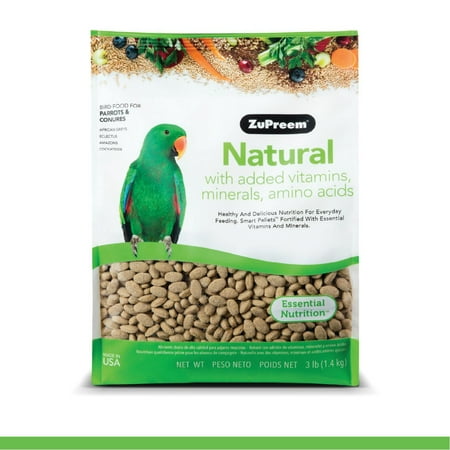 UPC: 0762177932002 | ZuPreem® Natural Bird Food | Daily Bird Food for Parrots and Conures | 3 lb