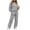 Gray, variant on Wide Leg Sweatpants Sets for Women 2 Piece Outfit,Long sleeves Hoodie,High Waist Pants,with Pockets,Solid Color Casual Sets,Fall Tracksuit,Spring Casual Outfits