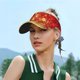 thumbnail image 5 of Balery Red Gold Glitter Gorra deportiva con visera ajustable para mujer y hombre (talla única), 5 of 7