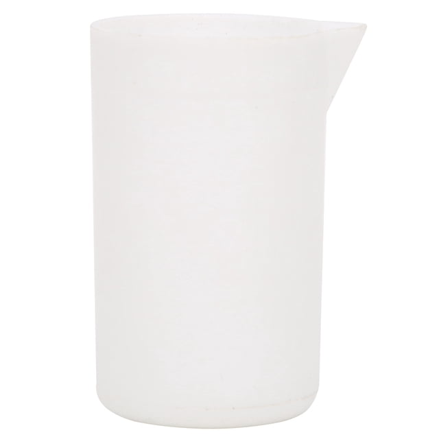 Vaso de precipitados de PTFE de 30 ml, resistente a ácidos y álcalis, instrumento didáctico para laboratorio bioquímico.