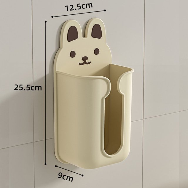 Wall-Mounted Tissue Holder Bathroom Tissue Storage Case for Tissue Paper Facial Tissue