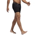 thumbnail image 4 of Calzoncillos tipo bóxer adidas de microfibra para hombre, paquete de 3 unidades, color negro S, 4 of 9