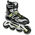 thumbnail image 1 of Roces Men's Skin Inline Skates Black/Acid Green Italian Design 400745 00001-9, 1 of 3