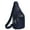 Blue, variant on Canvas Chest Sling Bag Sports Travel Cross Body Bag Backpack Pouch for Men Women