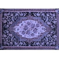 thumbnail image 1 of Ahgly Company Machine Washable Indoor Rectangle Medallion Blue French Area Rugs, 8' x 12', 1 of 4