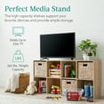 thumbnail image 6 of Best Choice Products 8-Cube Bookshelf, 13.5in Display Storage System, Organizer w/ Removable Back Panels - Light Oak, 6 of 9