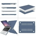 thumbnail image 3 of Mosiso MacBook Pro 14 inch Case 2024-2021 M5 M4 M3 M2 M1 Pro Max A3434 A3112 A3185 A3401 A2918 A2992 A2779 A2442, Plastic Hard Shell&Keyboard Cover&Screen Film&Pouch, Steel Blue, 3 of 6