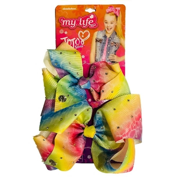 JoJo Siwa My Life as Girl & Doll Matching Bow Set (Rainbow Rhinestone
