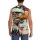 thumbnail image 4 of Fotbe Retro American Eagle Men's Camiseta sin Mangas Estampada para Hombres, Playera Casual para Gimnasio, Entrenamiento, Playa-XX-Large, 4 of 7