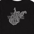 thumbnail image 4 of Inktastic West Virginia 1863 Boys or Girls Long Sleeve Toddler T-Shirt, 4 of 5