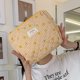 thumbnail image 4 of Bolsa de cosméticos acolchada, de algodón estampada a la moda, suave para el trabajo (sonrisa amarilla) Ehuebsd Para Estrenar, 4 of 8